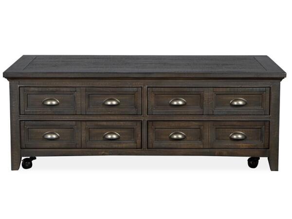 Westley Falls Lift Top Storage Cocktail Table w/Casters - Image 8