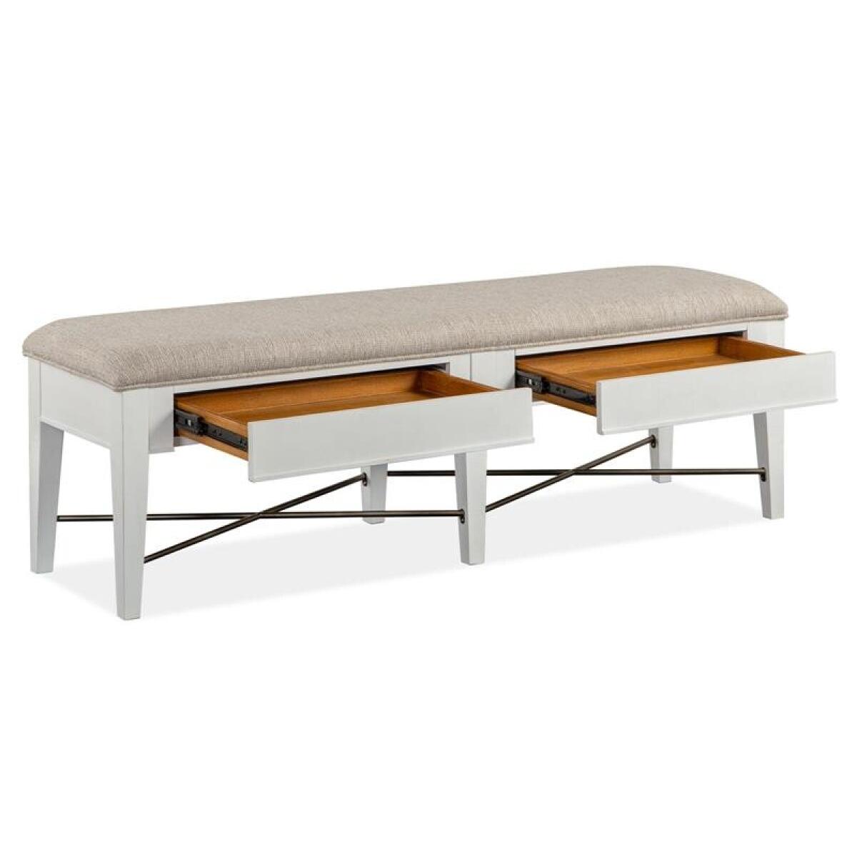 Heron D4400-68 Bench w/Upholstered Seat - Image 5
