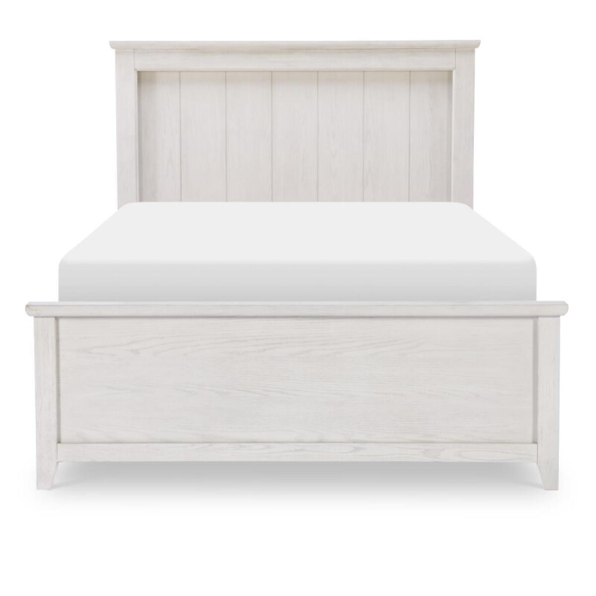 Complete Panel Bed Full Youth Beds Bleached Linen 5