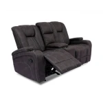 Amirah Glider Loveseat Loveseats Black 15
