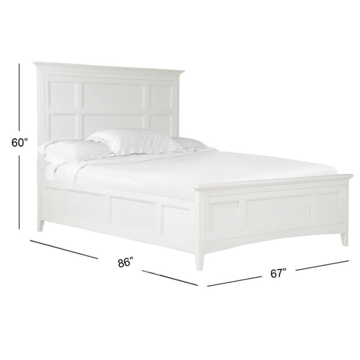 Heron Cove Complete Queen Panel Bed with Regular Rails - Image 4