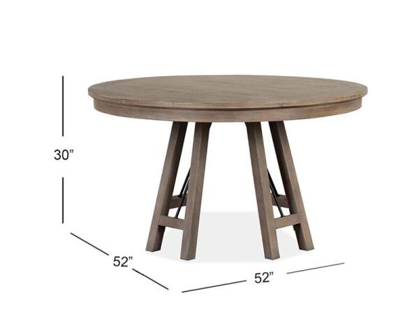 Paxton Place 52" Round Dining Table - Image 5