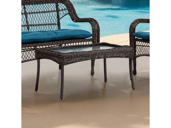 Oliveri Wicker Coffee Table Outdoor Tables Brown