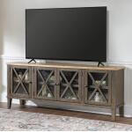 Media Console Entertainment Stands Amber And Cocoa 12