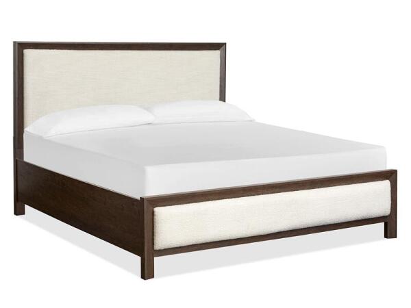Llewellyn Complete King Upholstered Panel Bed Beds Beds 10