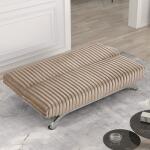Villeneuve Futon Sofa Bed Sleeper Sofas Cream 10