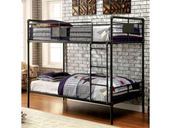 Olga Twin/Twin Bunk Bed Youth Beds Antique Black
