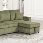 Yves Sectional Sectionals Dark Gray 2