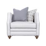 Townsend Silver Ottoman Ottomans & Poufs Magnussen Home