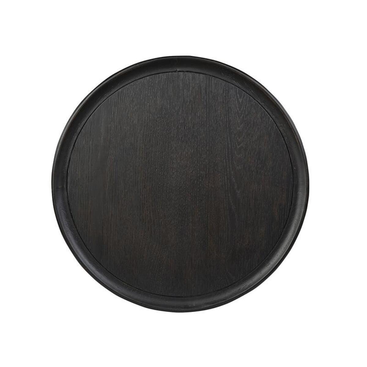 Lindon T5570-30D Dark Round Pedestal Accent End Table - Image 5