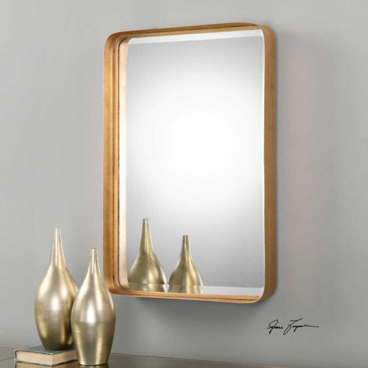 Crofton Vanity Mirror, Gold - Image 5