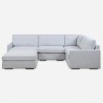 Refuge Sofa, Armless, Cloud Blue