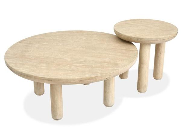 Sunset Cove Nesting Cocktail Table w/Casters - Image 5