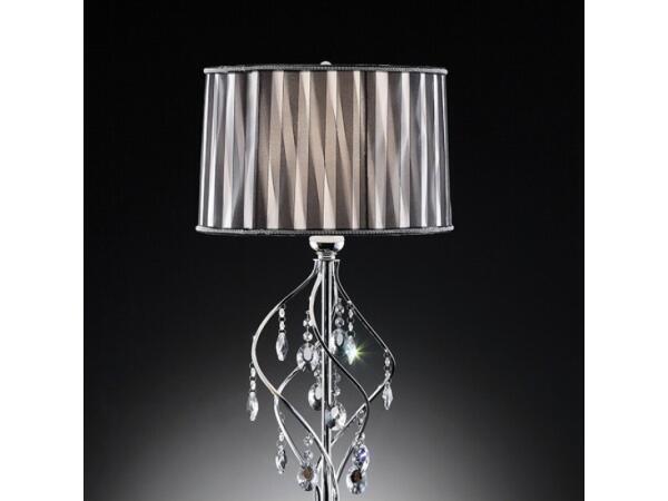 Arya Table Lamp Lighting Black/Chrome