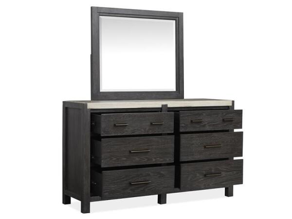 Plum Creek - Black Landscape Mirror - Image 7