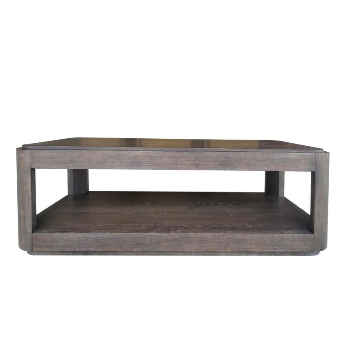 Rect Cocktail Table With Wood Top Cocktail & Coffee Tables Brown 5