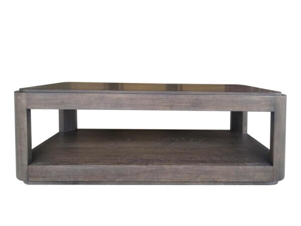 Rect Cocktail Table With Wood Top Cocktail & Coffee Tables Brown 8