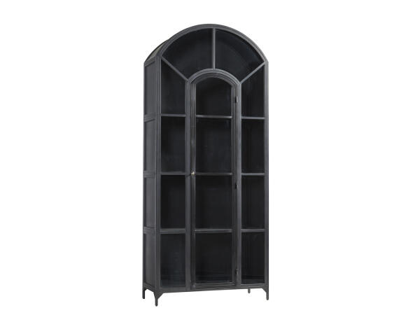 Gilborne Arched Iron Cabinet Accent Furniture Accent Furniture