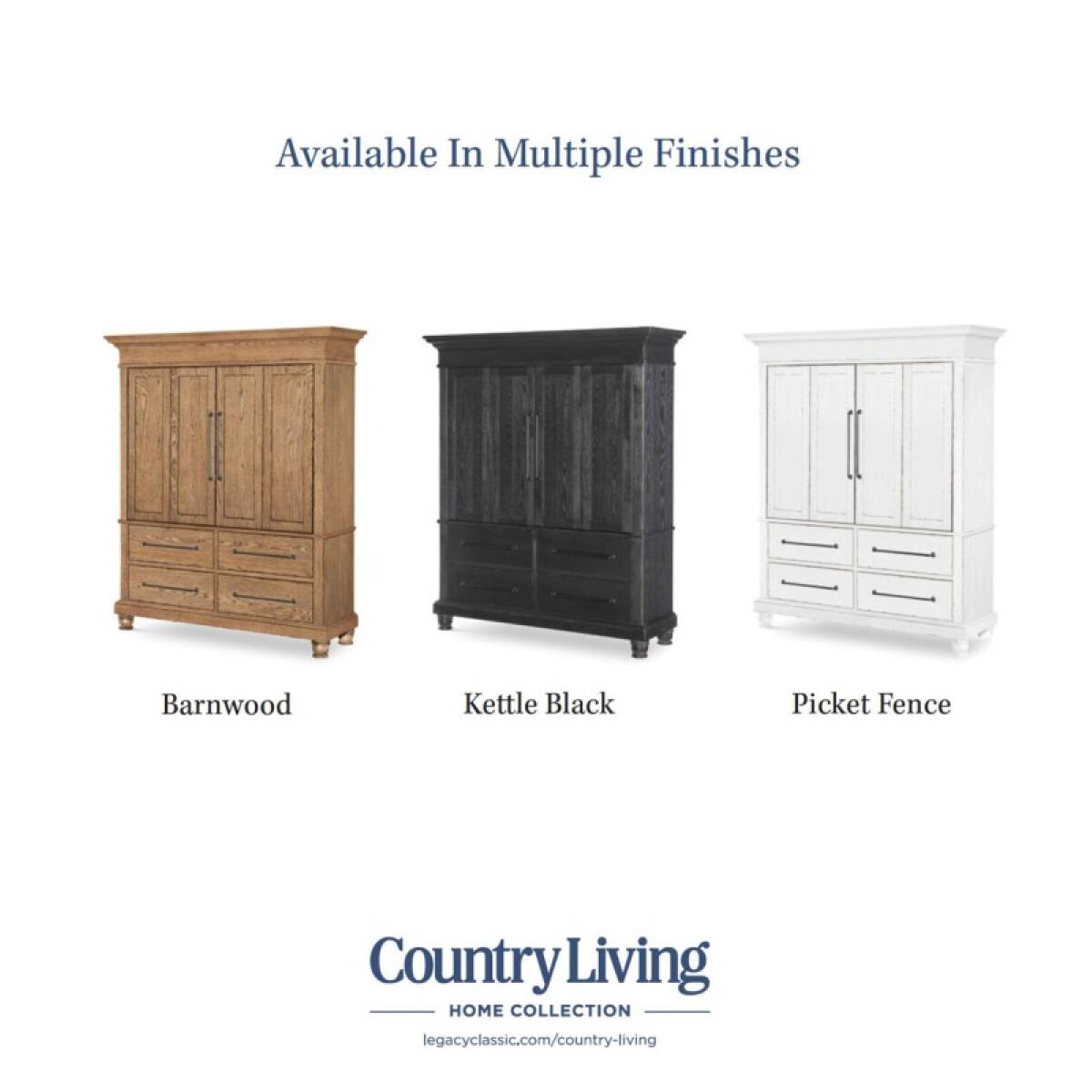 Armoire 4-drawers Dressers Black 13