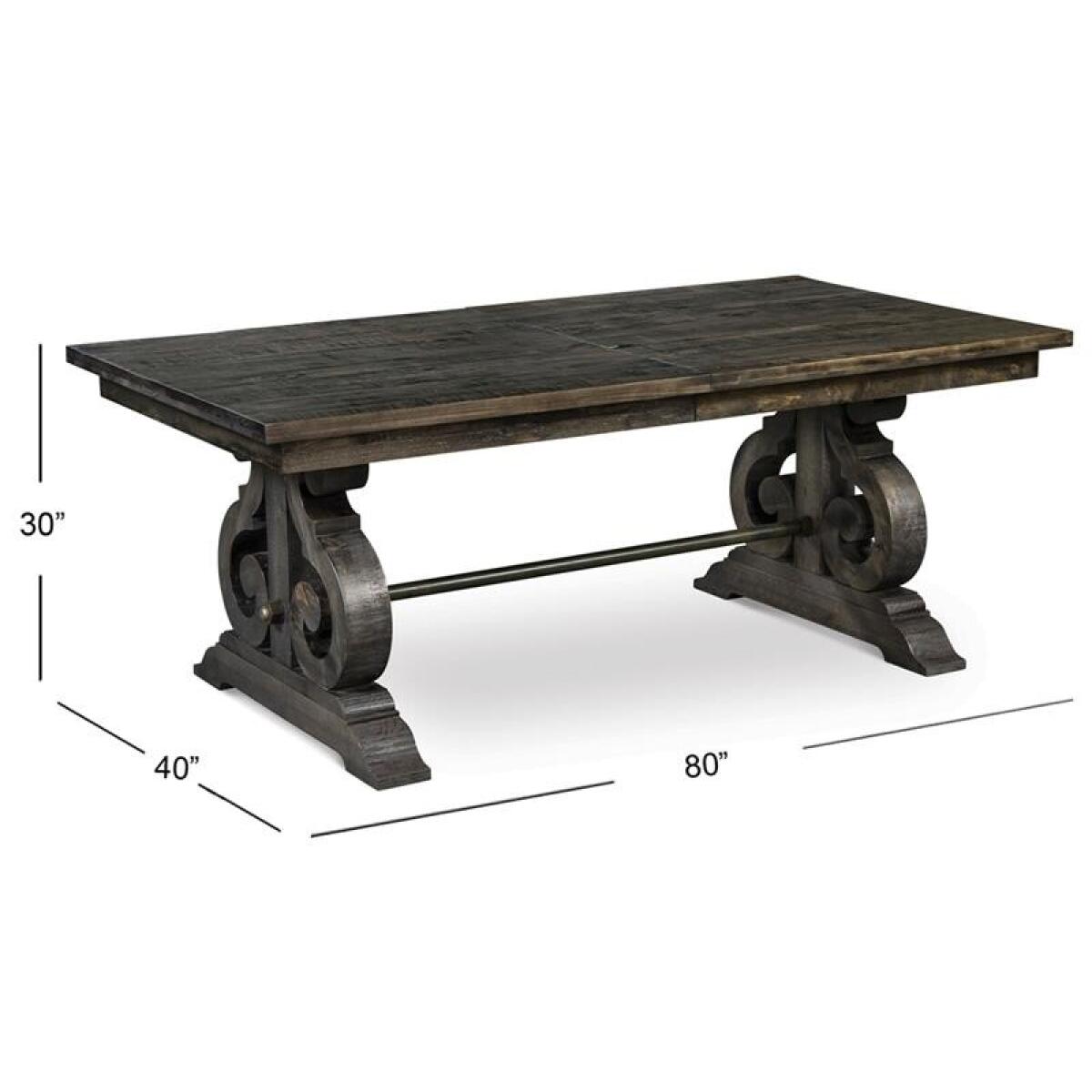 Bellamy D2491-20 Rectangular Dining Table - Image 6