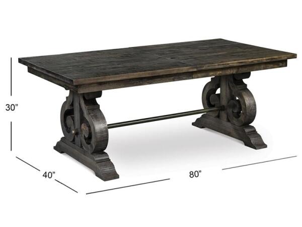 Bellamy D2491-20 Rectangular Dining Table - Image 6