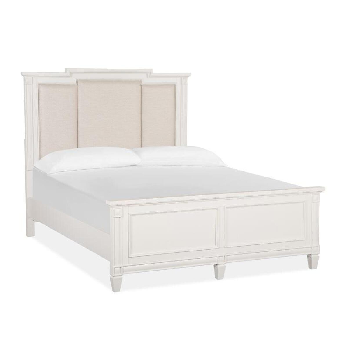 Willowbrook Complete Queen Panel Bed w/Upholstered Headboard Beds Beds 5