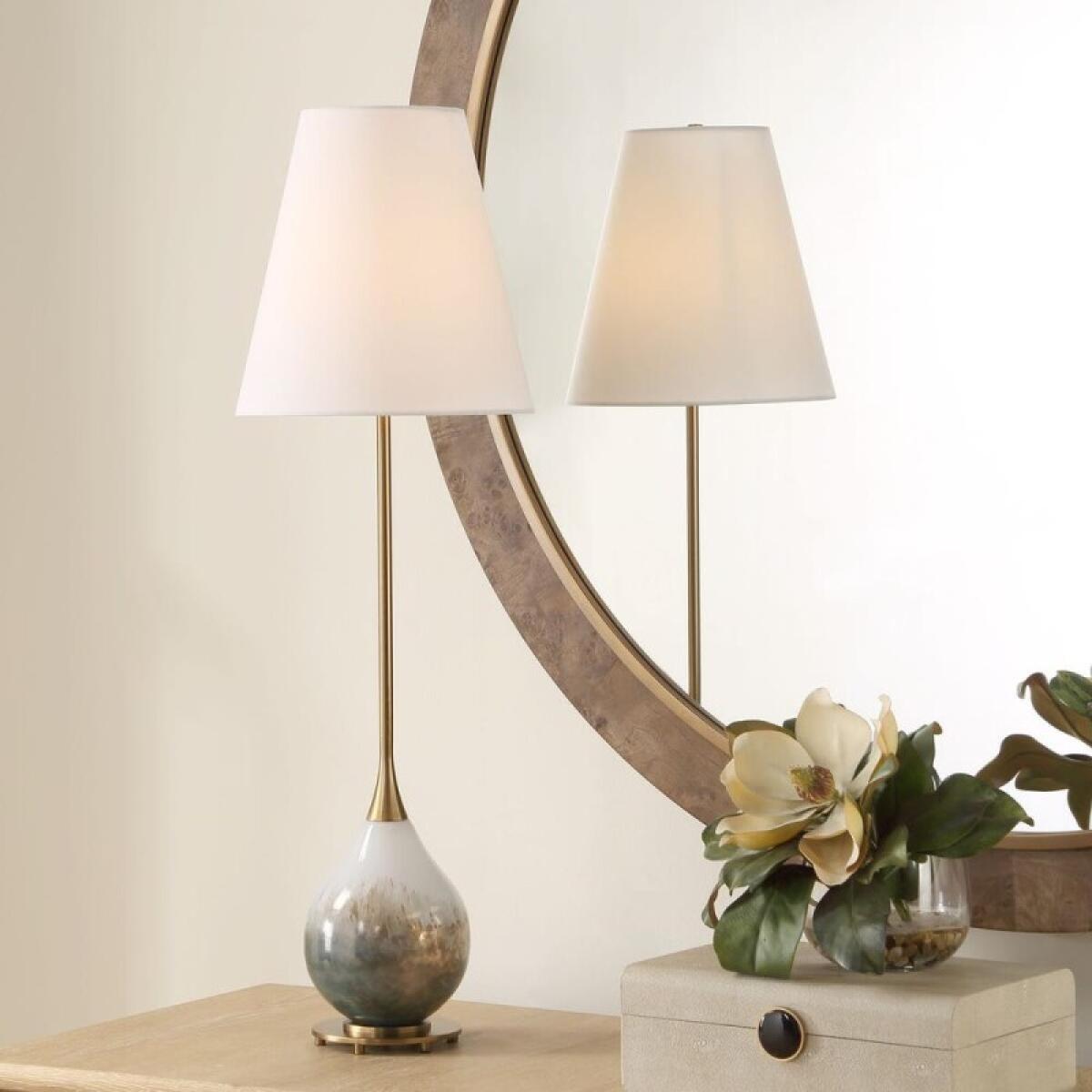 Cardoni Buffet Lamp, Smoke - Image 3