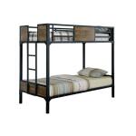 Clapton Twin/Twin Bunk Bed Youth Beds Black 8