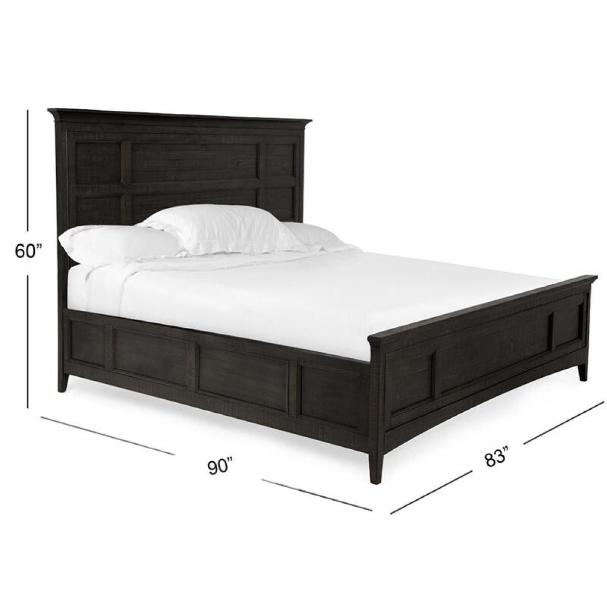 Westley Falls Complete Cal.King Panel Bed with Regular Rails - Image 4