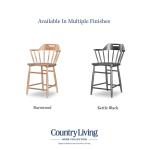 Counter Height Spindle Back Arm Chair With Handle Cut Out - Image 6