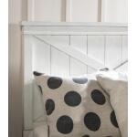 Complete Panel Bed Full 46 White Finish Youth Beds Aged White 13