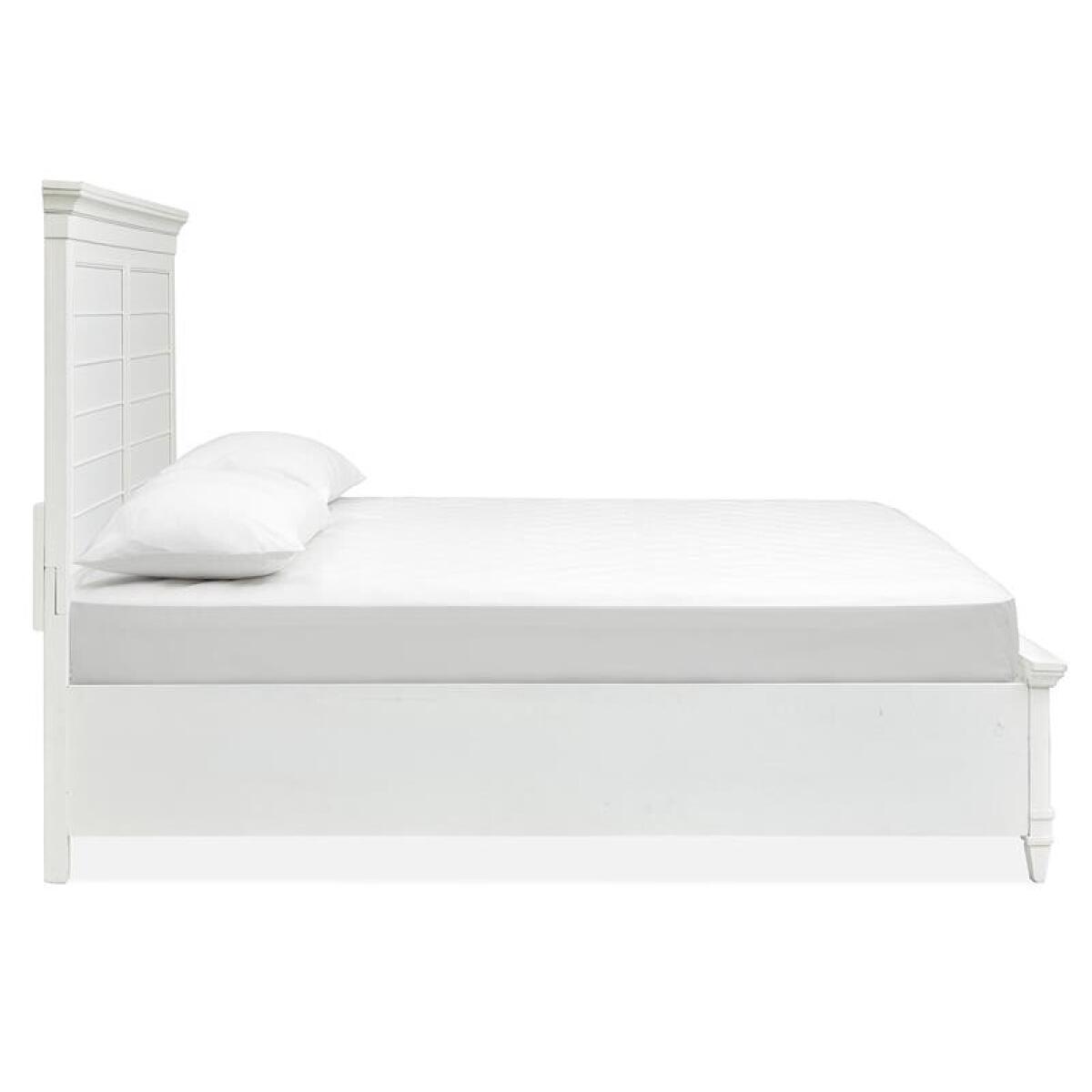 Charleston Complete Queen Panel Storage Bed – White Beds Beds 6