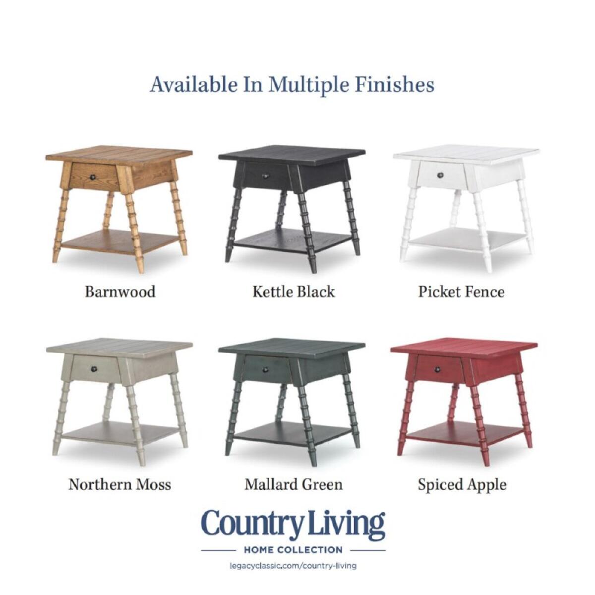 Splayed Bobbin Leg 1 Drw End Table End tables End Tables 9