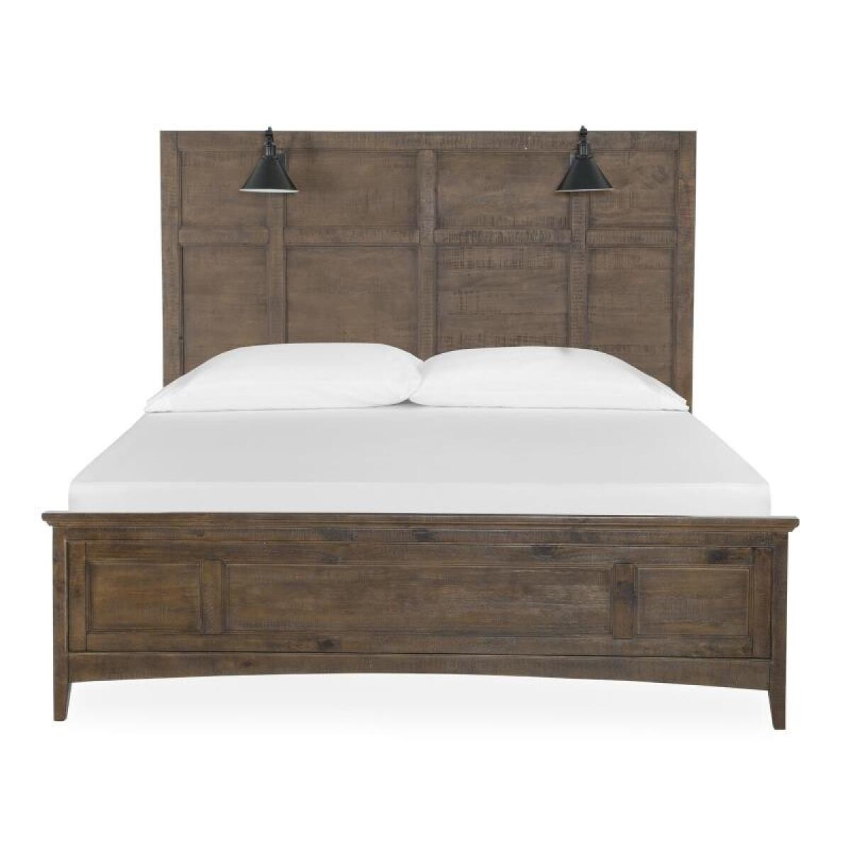 Bay B4398-74R Wood Cal.King Panel Bed Regular Rails SU - Image 2