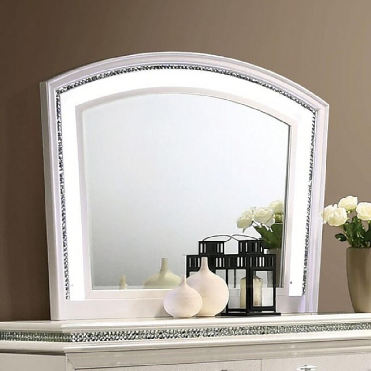 Maddie Arched Mirror Bedroom Mirrors Furniture of America 4