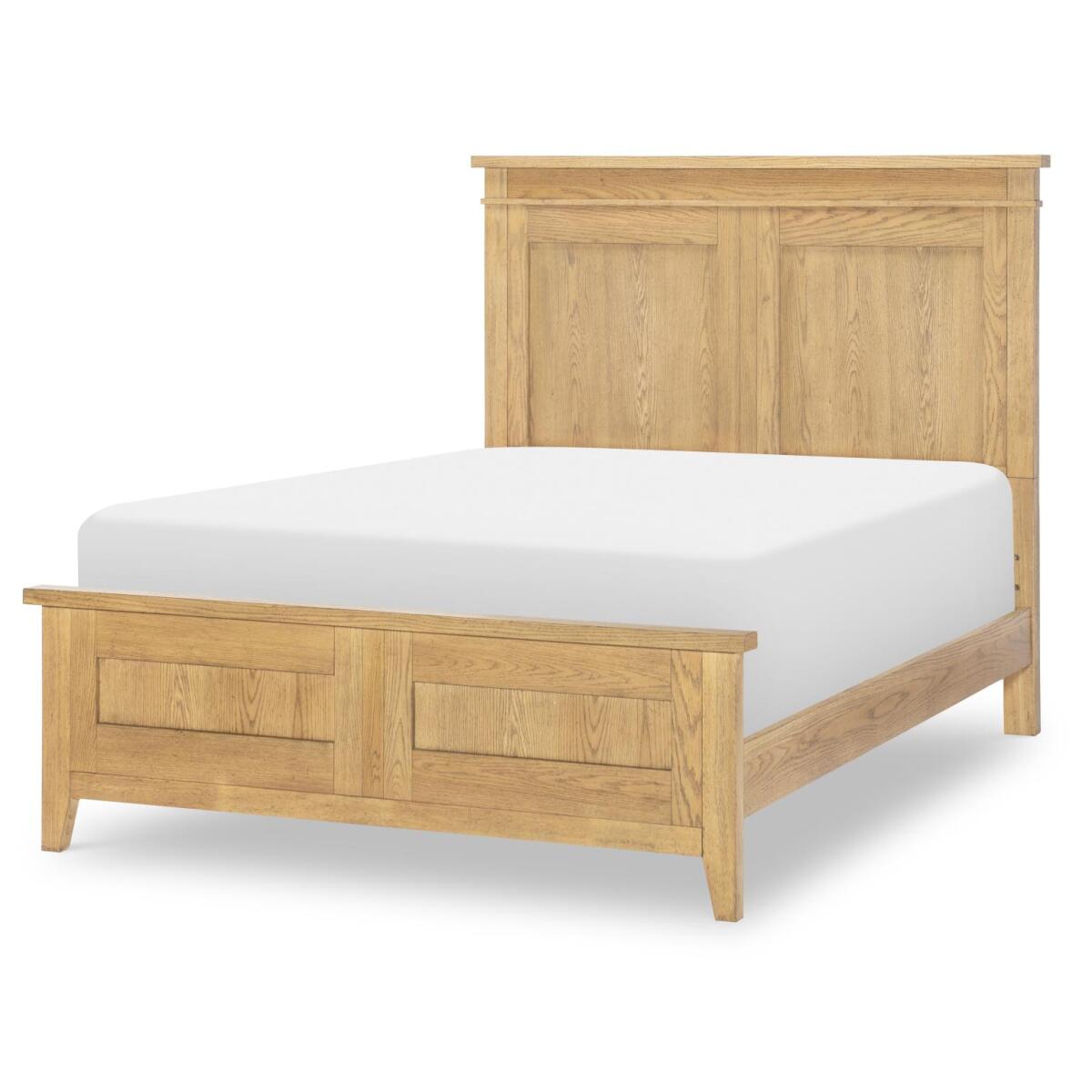 Complete Panel Bed Full 4/6 Natural Hickory - Image 2