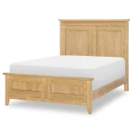 Complete Panel Bed Full 4/6 Natural Hickory Youth Beds Brown 9