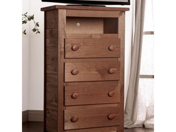 Lea Media Chest Youth Chests Brown