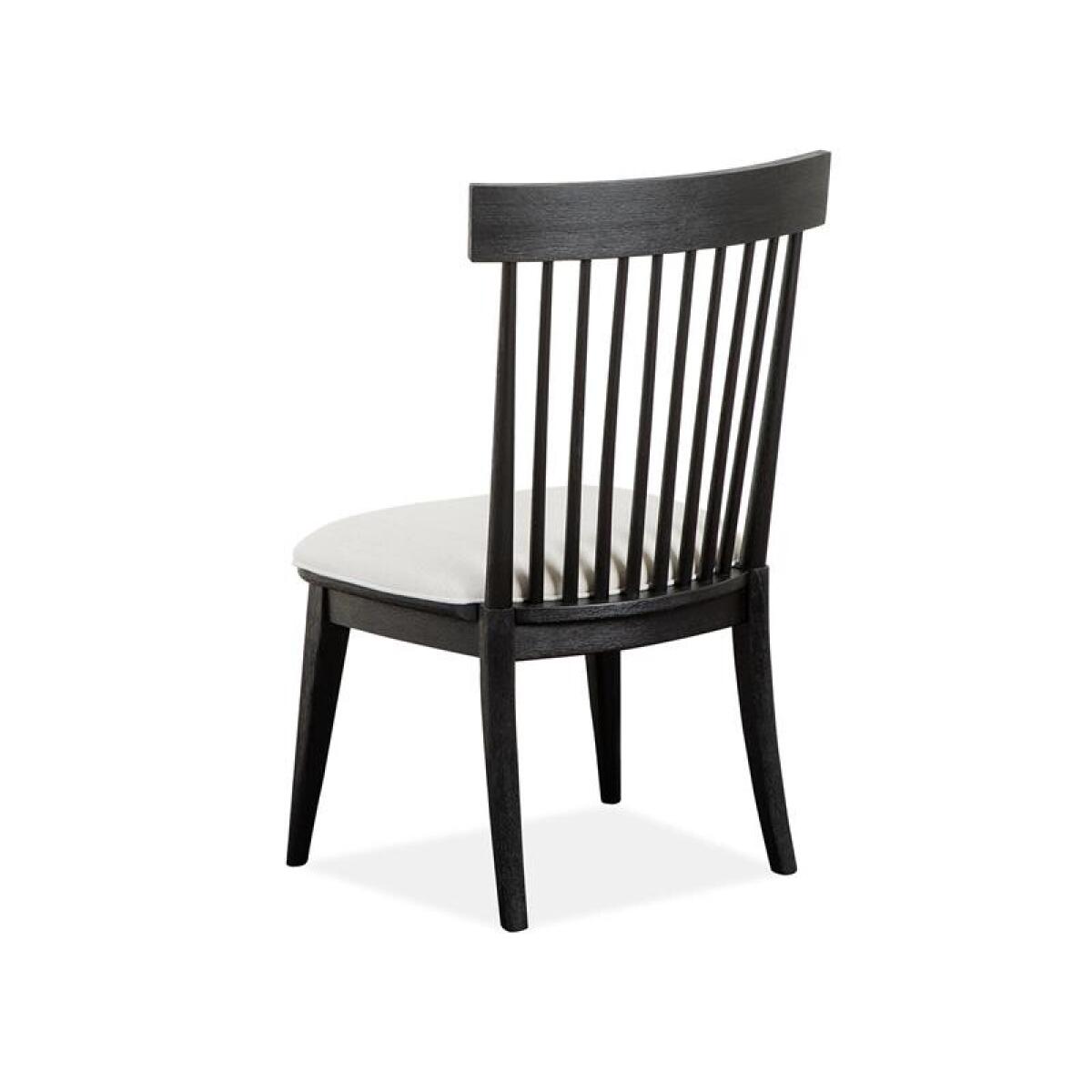 Harper Springs Dining Side Chair w/Uph.Seat&Wood WindsorBack(2/ctn) Chairs & Benches Black 8
