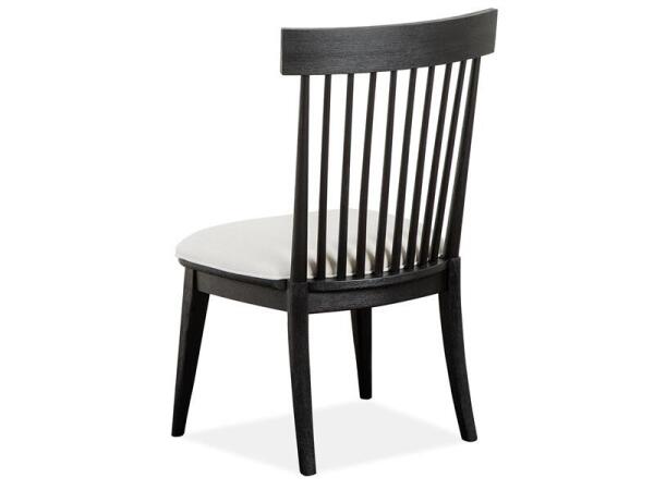 Harper Springs Dining Side Chair w/Uph.Seat&Wood WindsorBack(2/ctn) Chairs & Benches Black 14