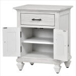 Surfside 1-drawer / 2-door Electrified Nightstand - Image 4