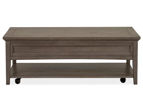 Paxton Place Rectangular Cocktail Table w/Casters - Image 4