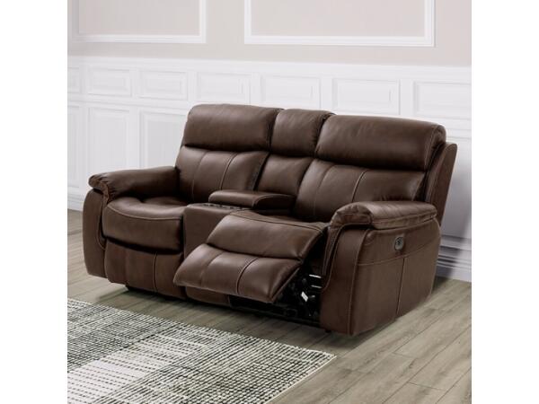 Antenor Power Loveseat Loveseats Brown