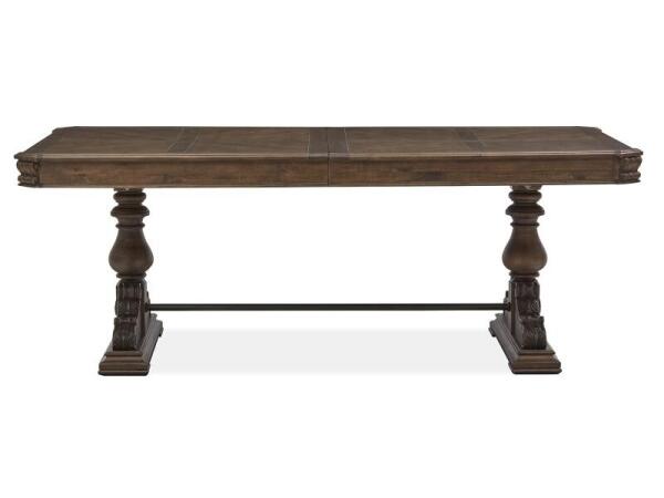 Durango Trestle Dining Table Dining Tables Brown 12