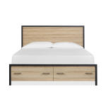 Complete King Panel Storage Bed - Image 3