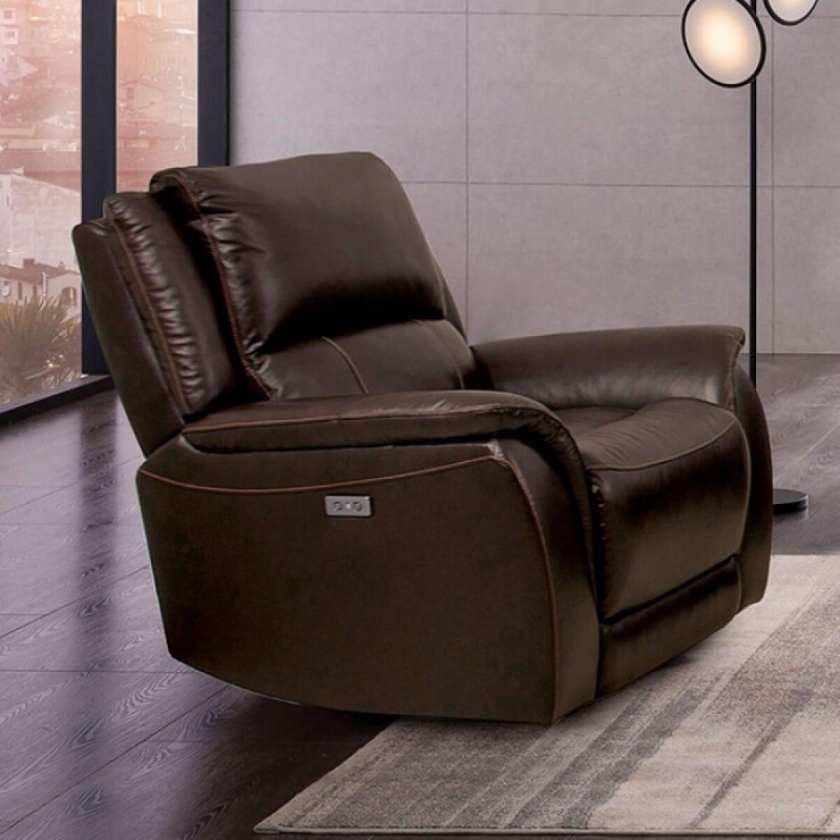 Gorgius Power Recliner Recliners Brown 4