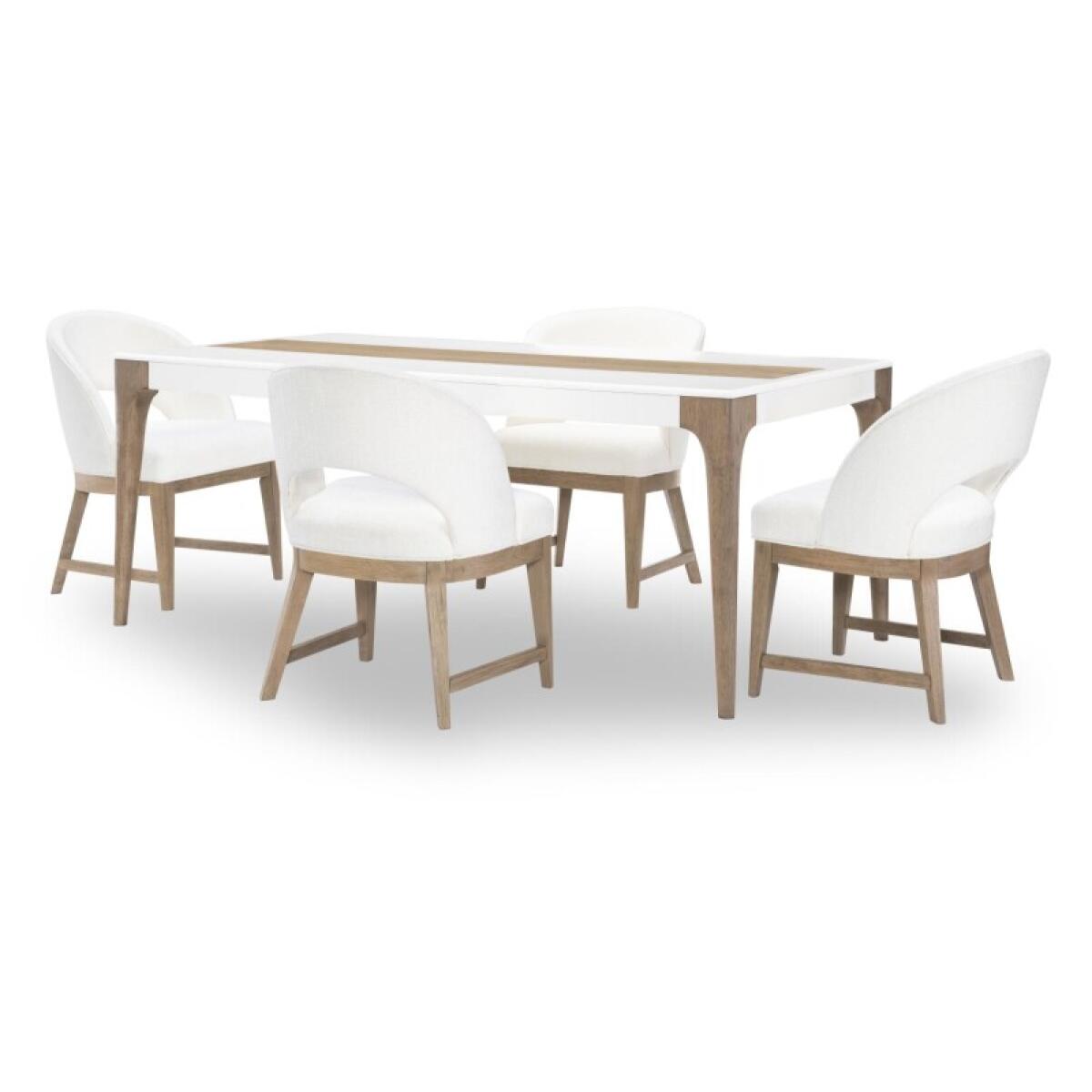 Rectangular Dining Table Dining Tables Cloud White And Desert Oak 7