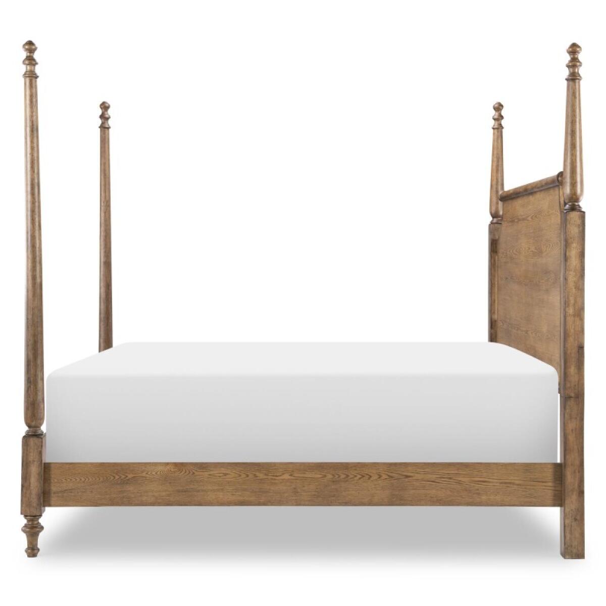 Complete High/low Poster Bed 6/6 King Beds Barnwood Oak 8