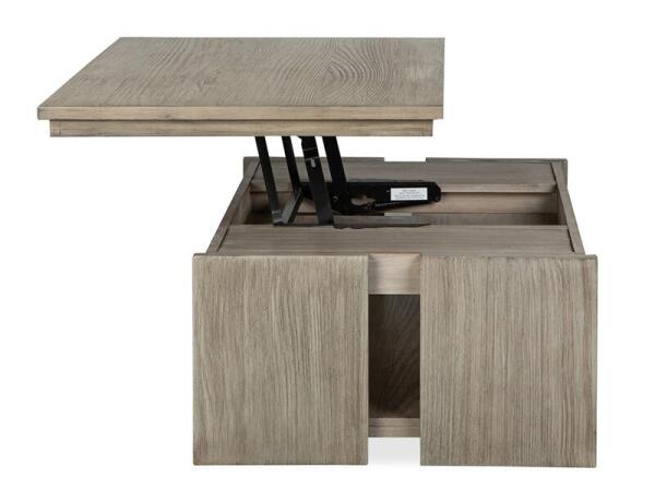 Conrad Rect. Lift Top Storage Cocktail Table w/Casters - Image 11