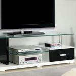 Egaleo TV Console Entertainment Stands Black/White 9